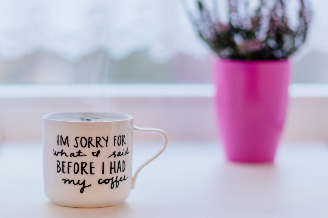 Free stock image of Sorry Coffee Mug