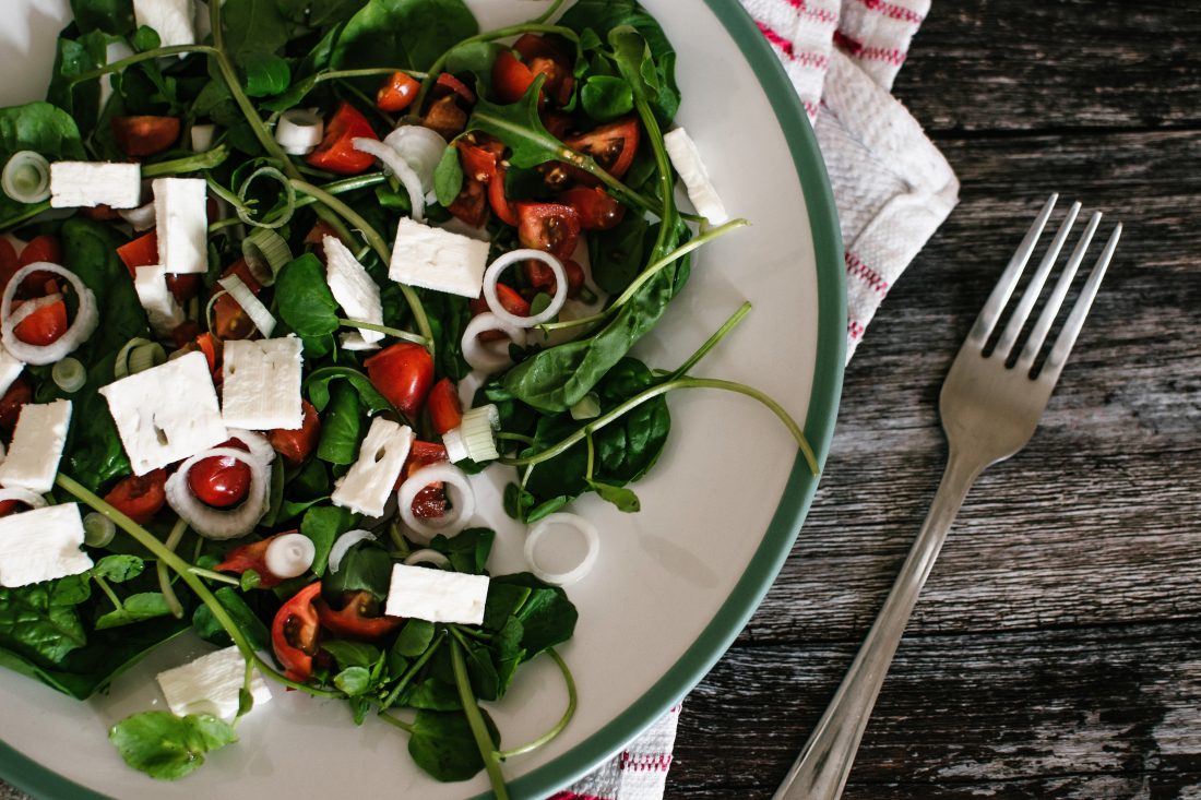 Free stock image of Tomato & Cheese Salad