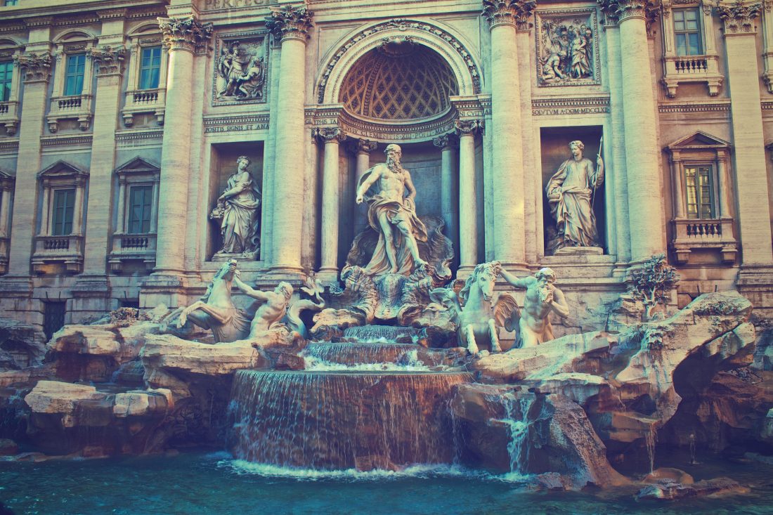 Free stock image of Trevi Fountain Rome
