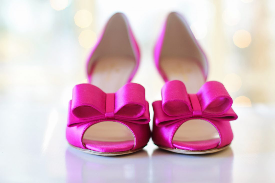Free stock image of Pink Wedding Shoes