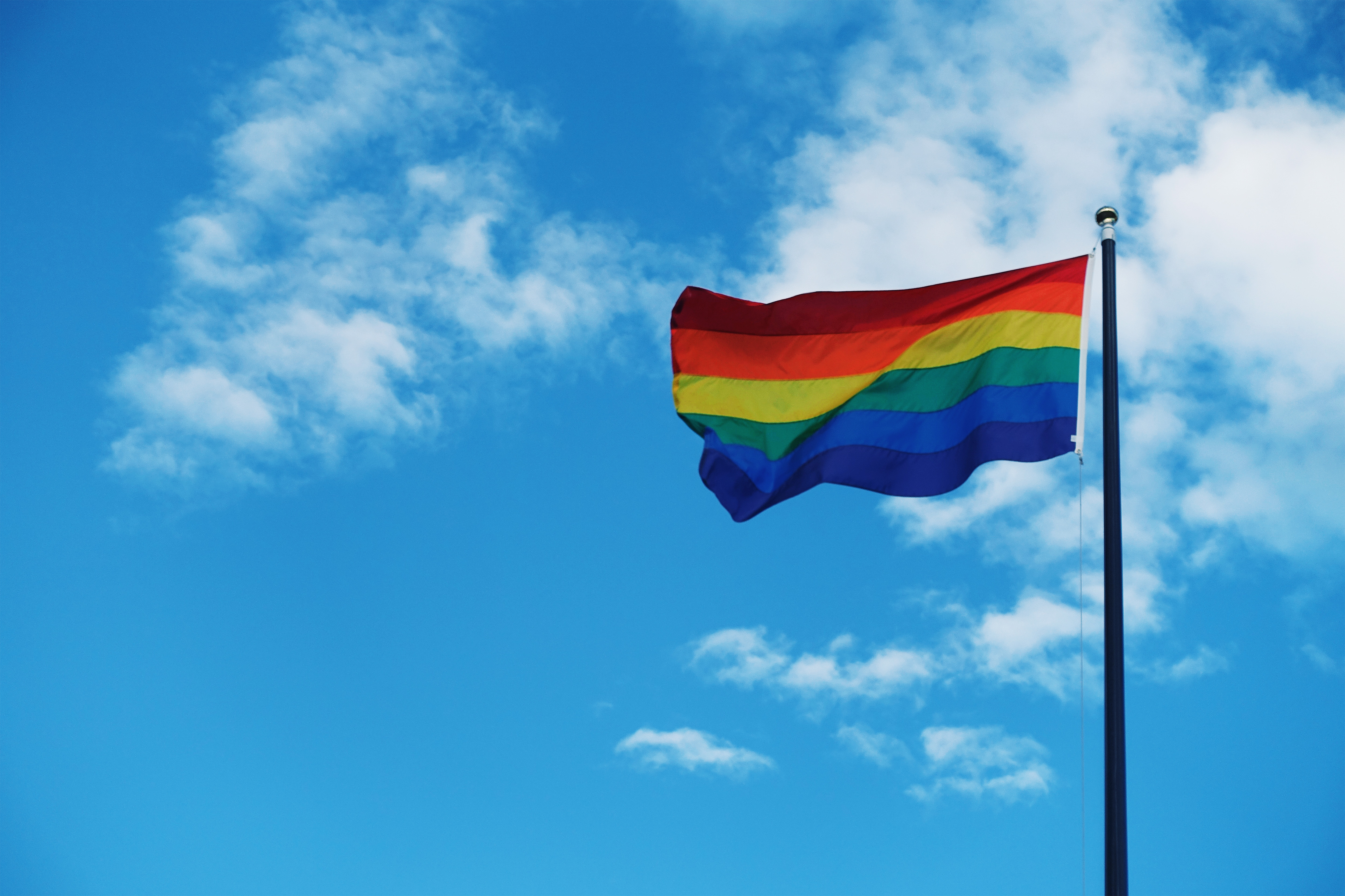 Gay Pride Flag Royalty-Free Stock Photo and Image