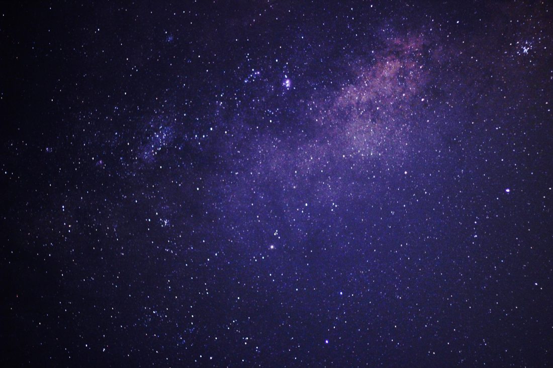 purple real stars background