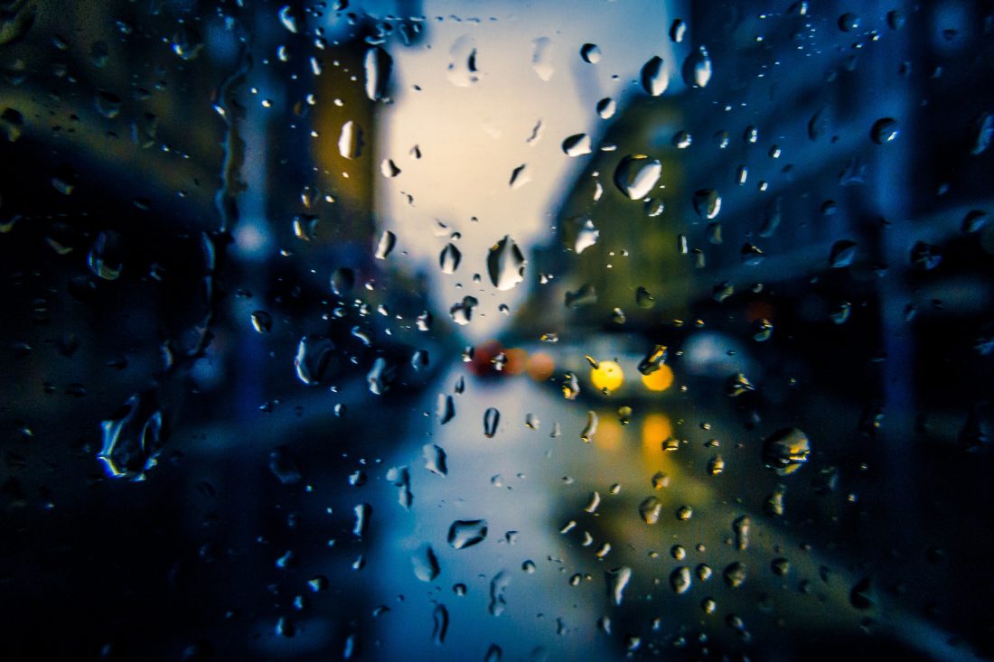Free stock image of Rain On Window