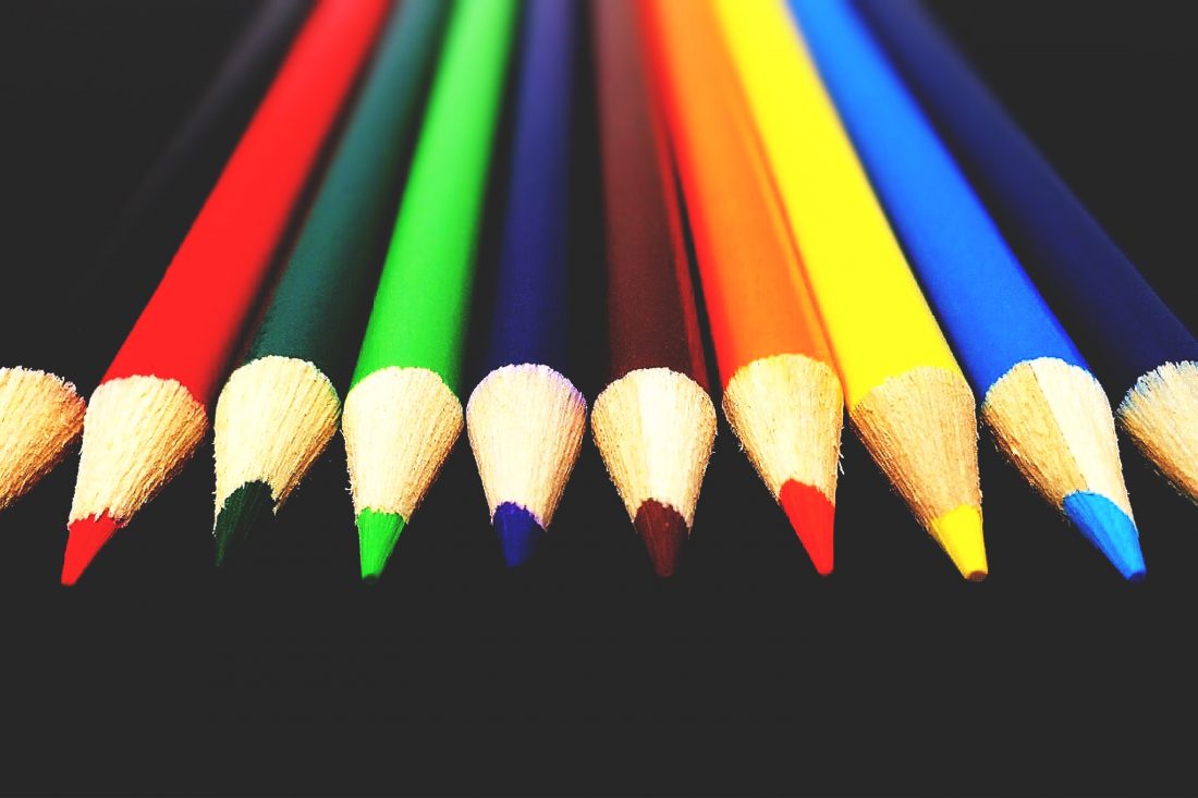 Free stock image of Rainbow Pencils