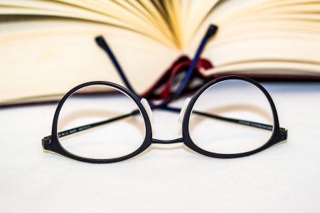 Reading Glasses & Book