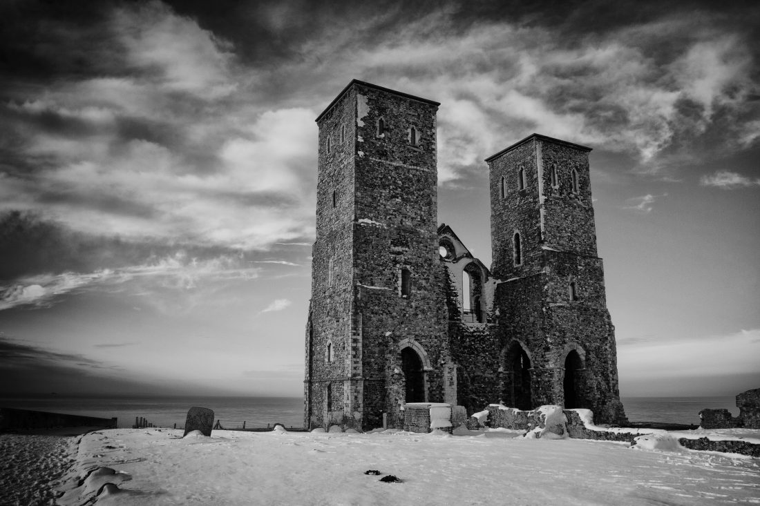 Free stock image of Reculver Towers