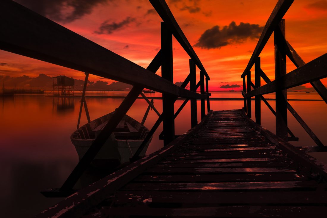 Free stock image of Red Sunset
