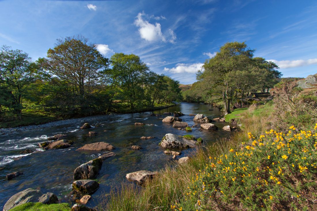 Free stock image of River Esk, Lake District