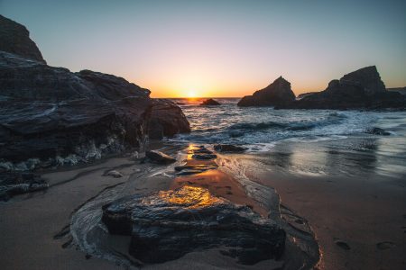 Rocky Sunset, Cornwall