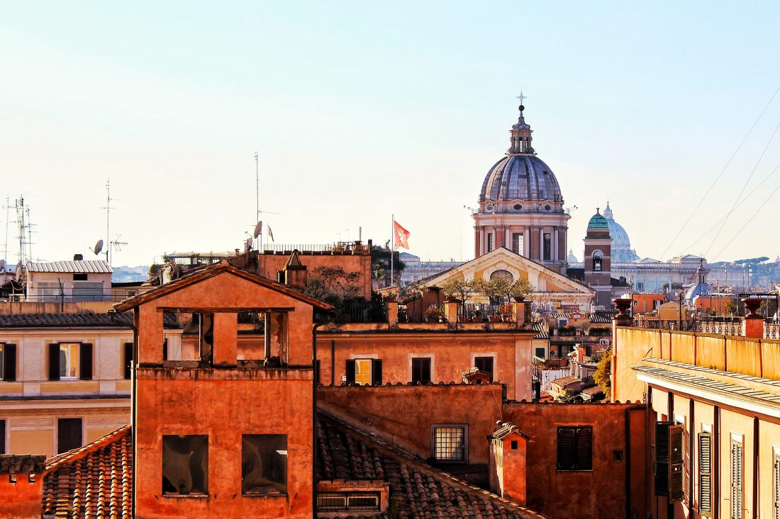 Free stock image of Rome Rooftops