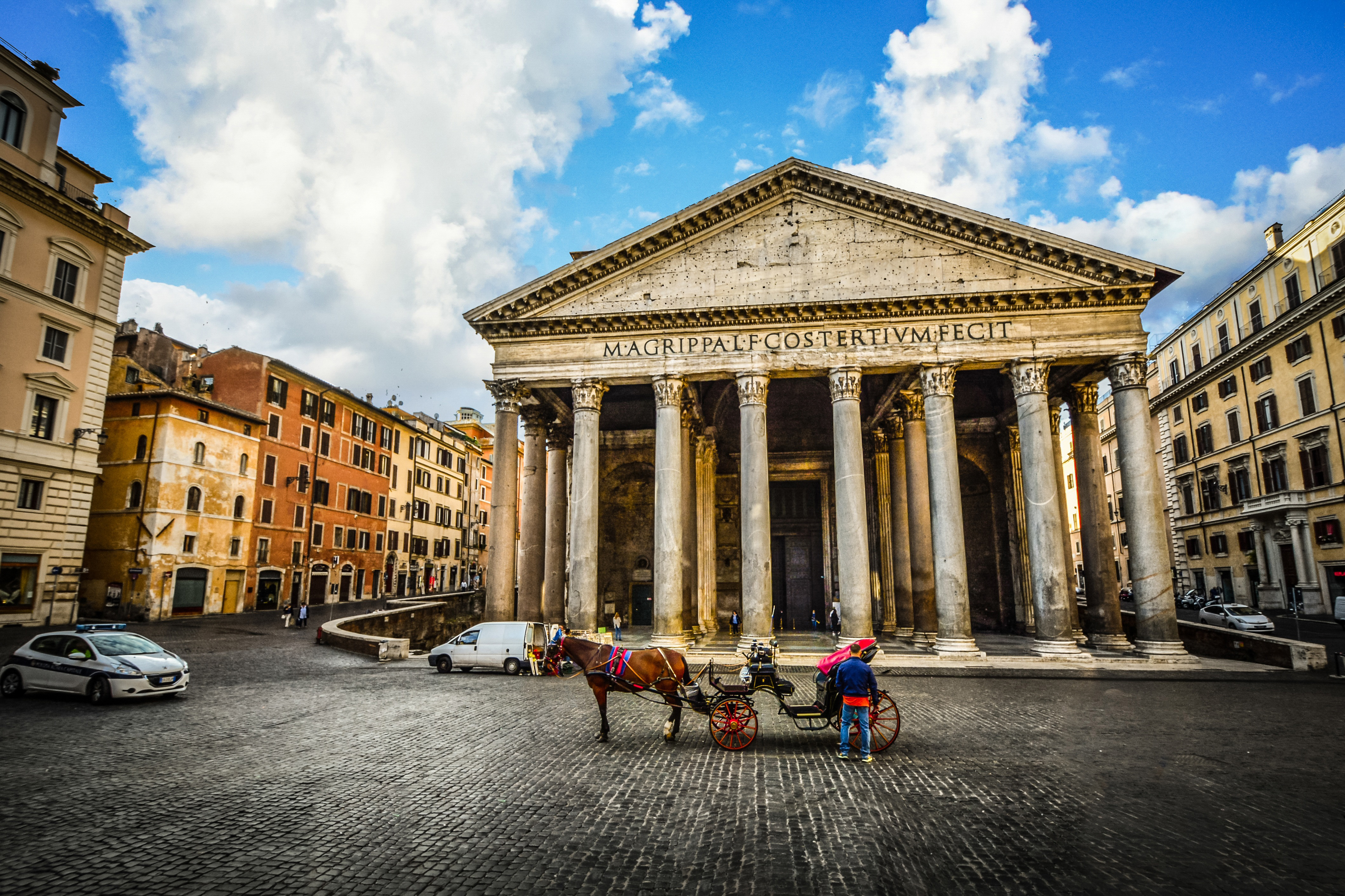 Pantheon in Rome, Italy Royalty-Free Stock Photo and Image