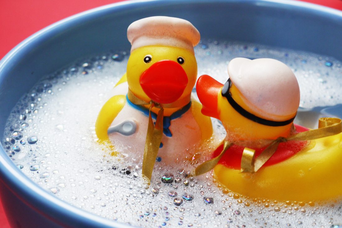 Free stock image of Rubber Ducks in Bath