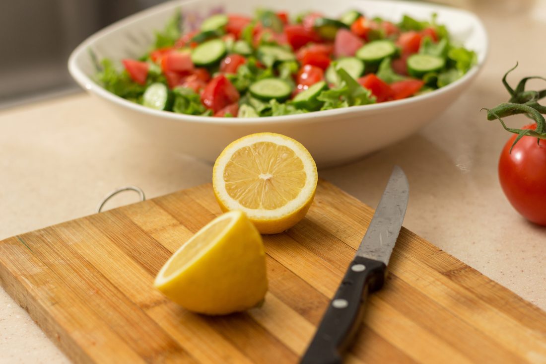 Free stock image of Lemons and Salad