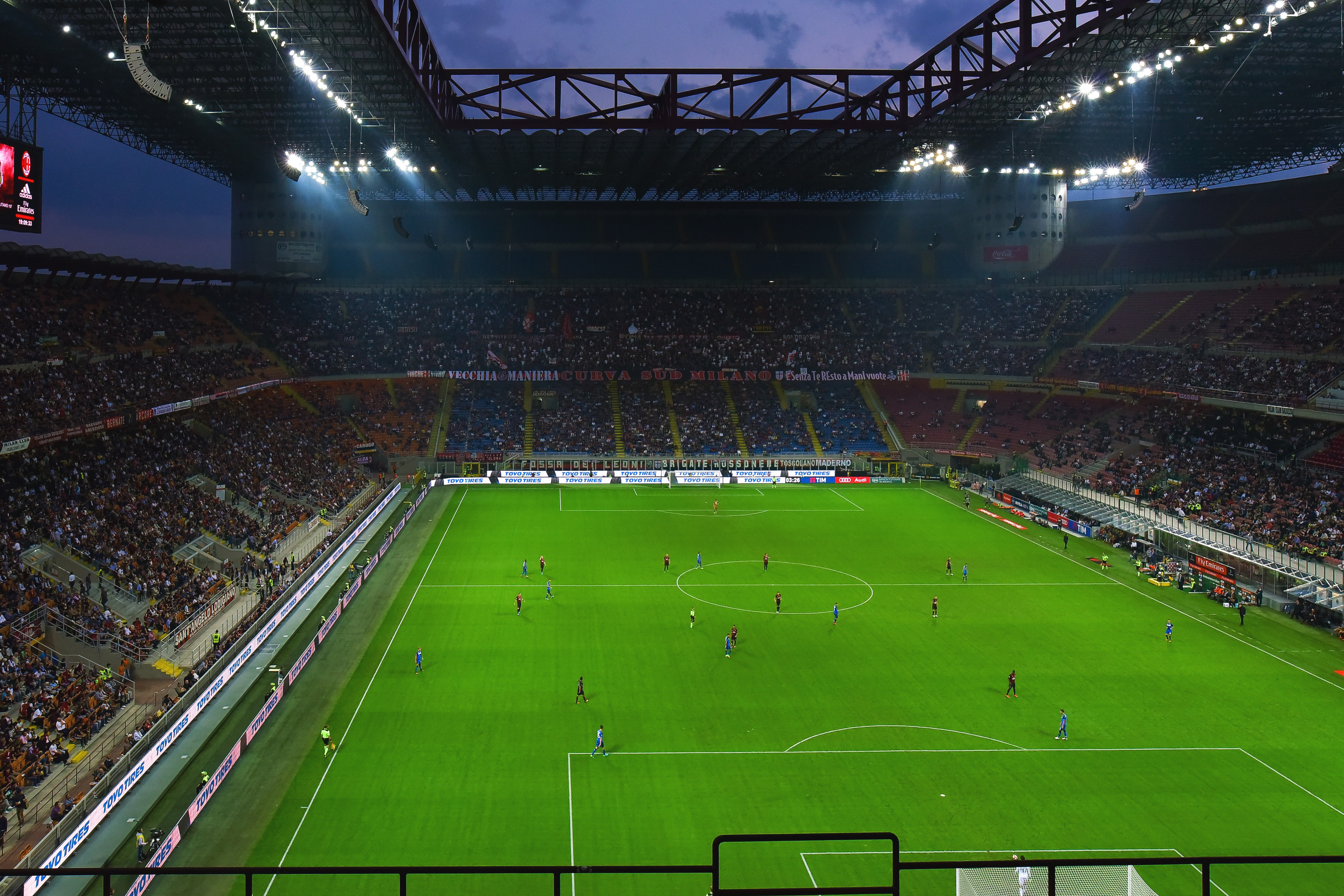 San Siro Stadium in Milan Royalty-Free Stock Photo and Image
