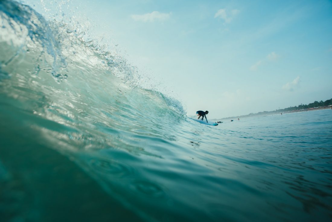 Free stock image of Surfer Riding the Wave