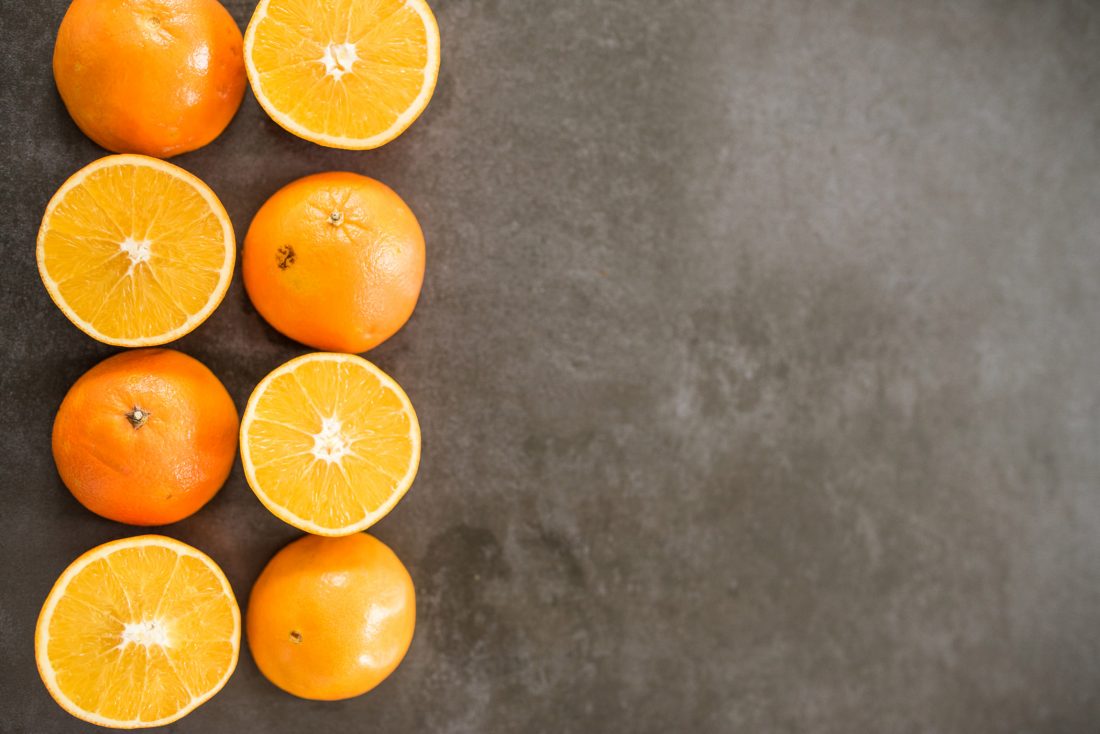 Free stock image of Line of Oranges