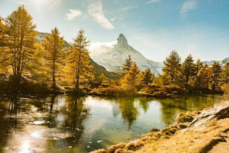 Mountain Lake Landscape