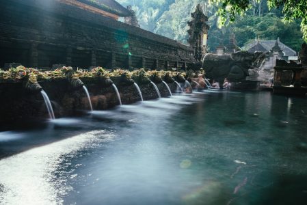 Water Fountain at Buddhist Temple