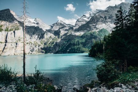 Beautiful Lake in the Mountains