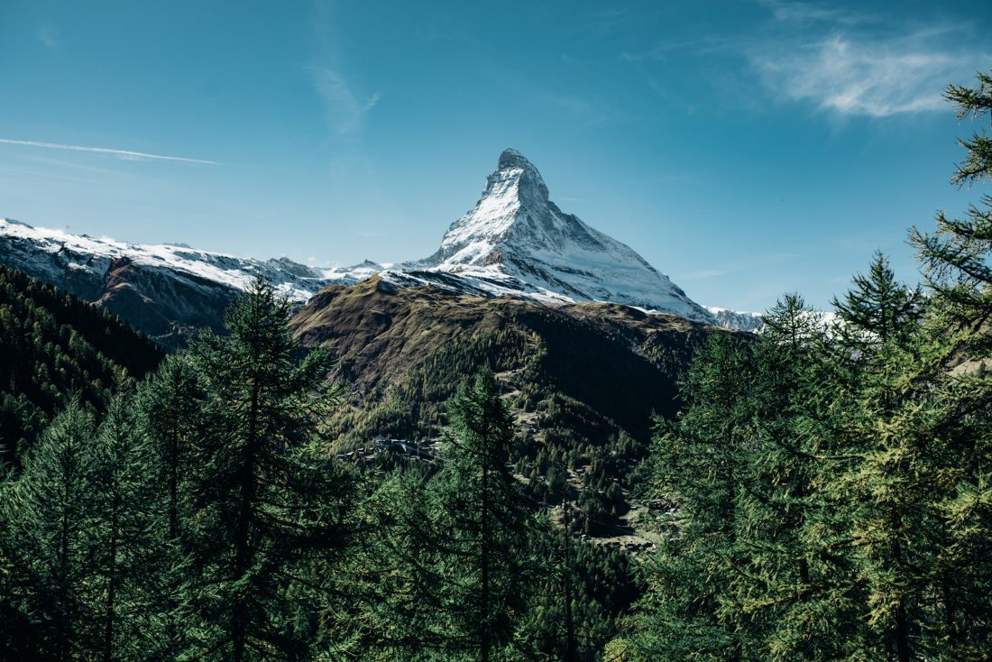 Matterhorn Mountain in the Alps Royalty-Free Stock Photo