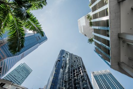 Building & Clear Blue Sky