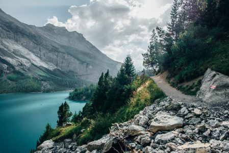 Crystal Clear Mountain Lake