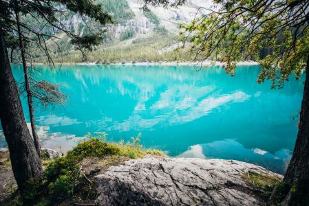 Blue Mountain Lake Reflection