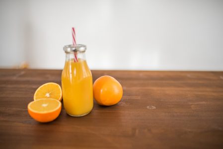 Orange Slices & Juice