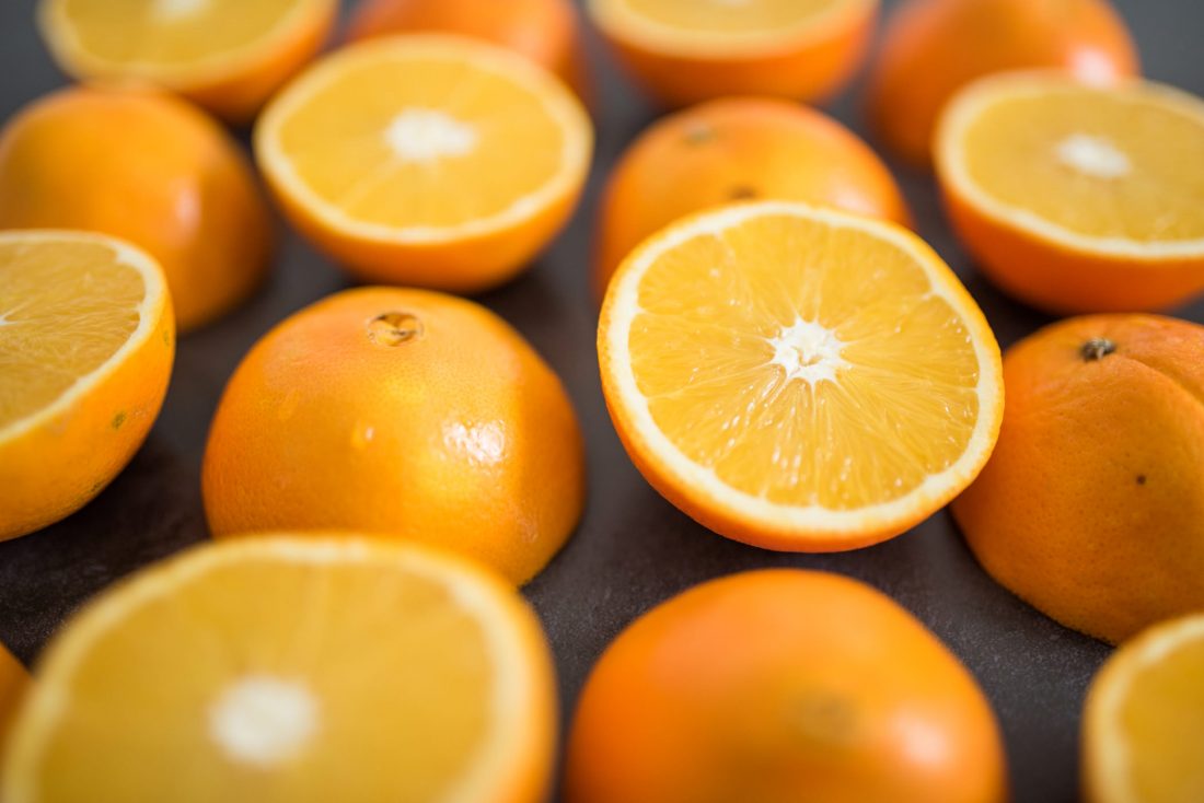Free stock image of Sliced Oranges on Table