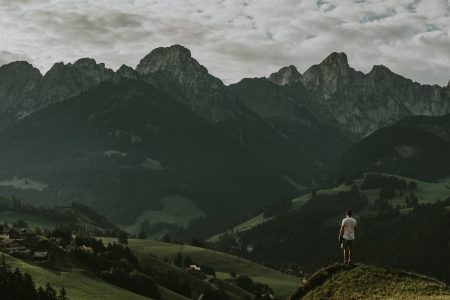 Hiking in the Swiss Alps