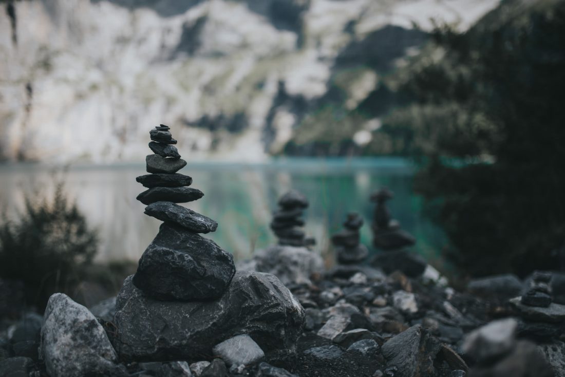 Serene Stone Stack