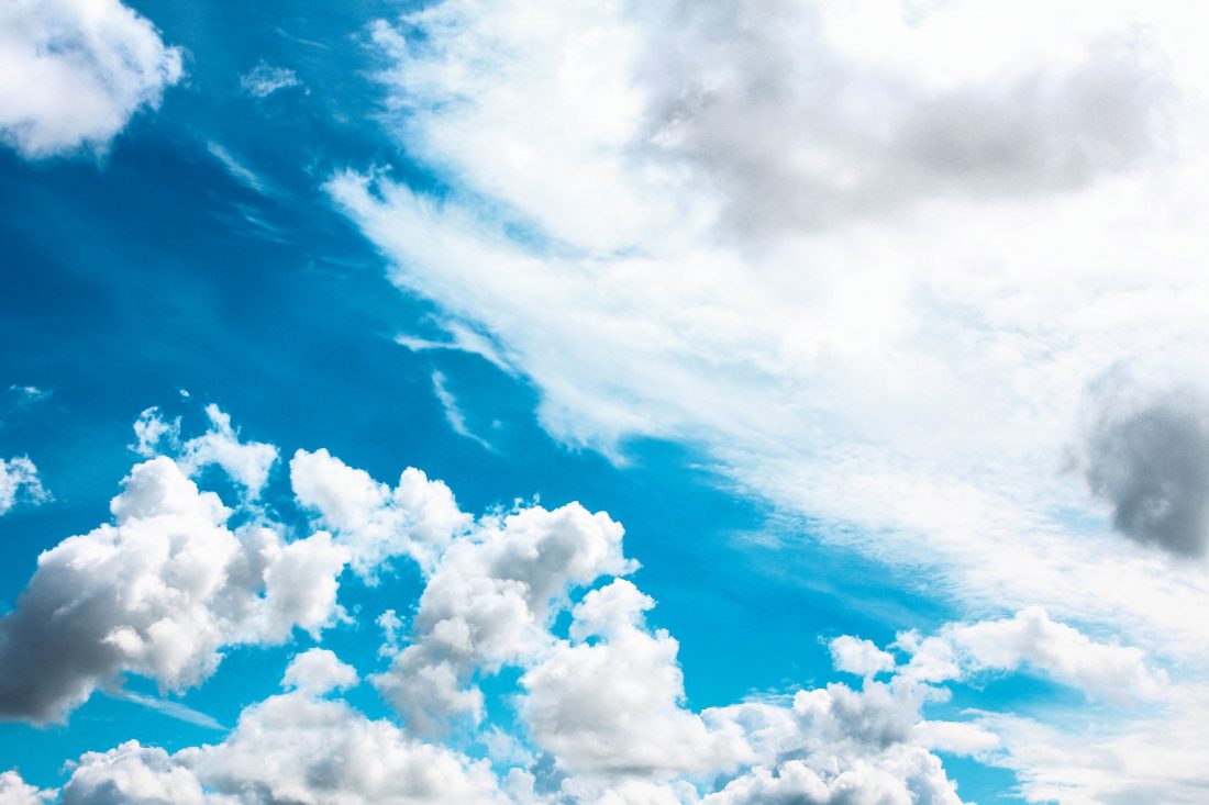 Free stock image of Blue Sky & White Clouds