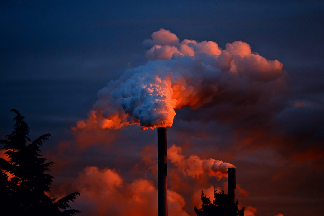 Free stock image of Factory Smoke