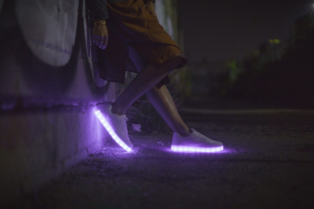 Free stock image of Lights in Sneakers