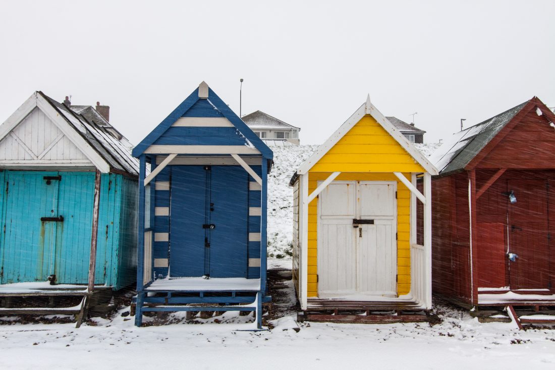 Free stock image of Snow Huts, England