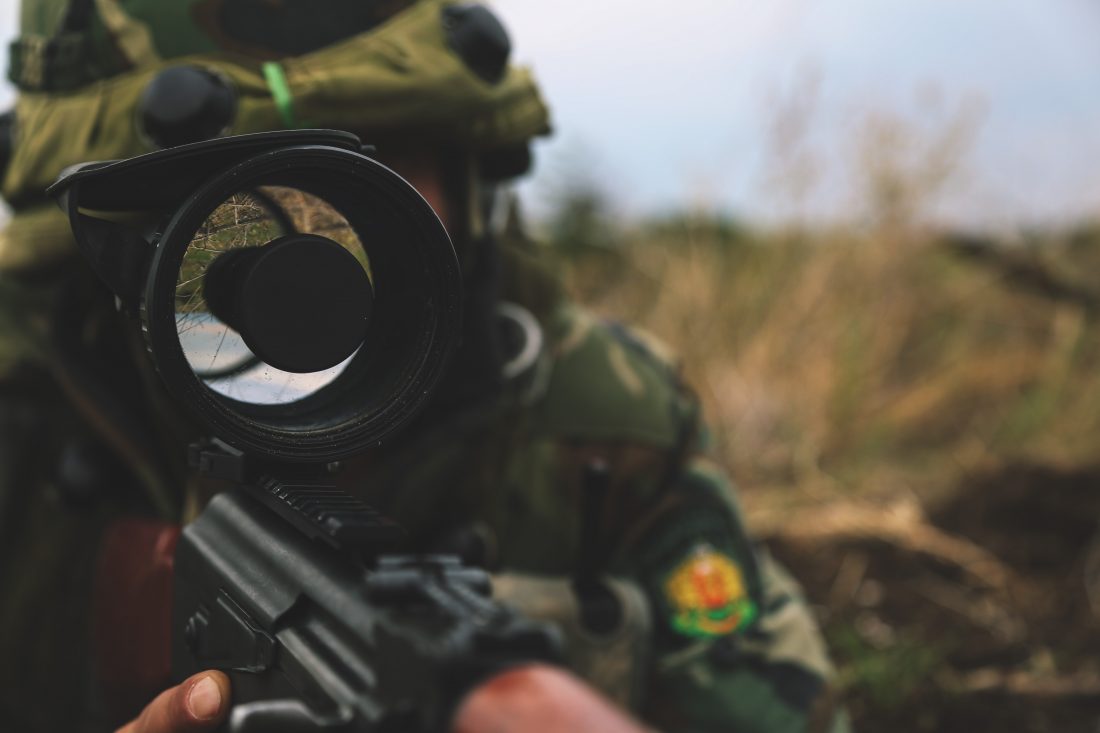 Free stock image of Army Soldier With Rifle Gun