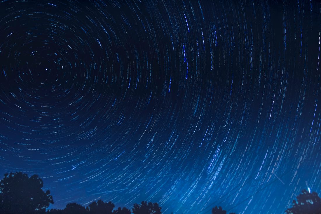 Free stock image of Star Trails