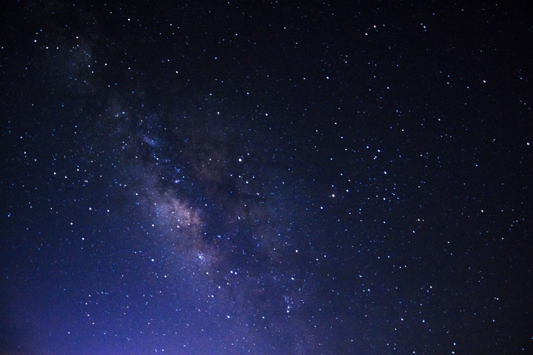 Free stock image of Stars in Night Blue Sky