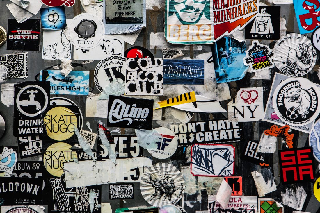 Free stock image of Stickers, NYC