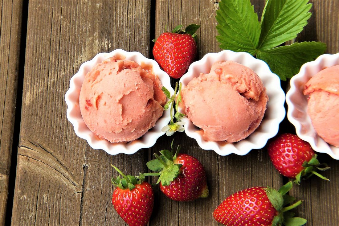 Free stock image of Strawberry Ice Cream