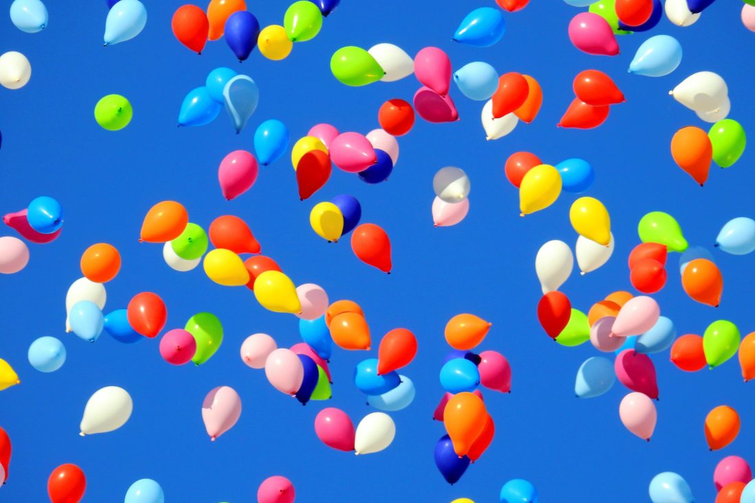 Free stock image of Summer Party Balloons