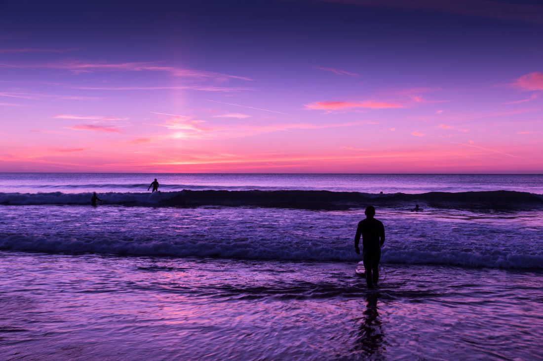 Free stock image of Summer Sunset at the Beach