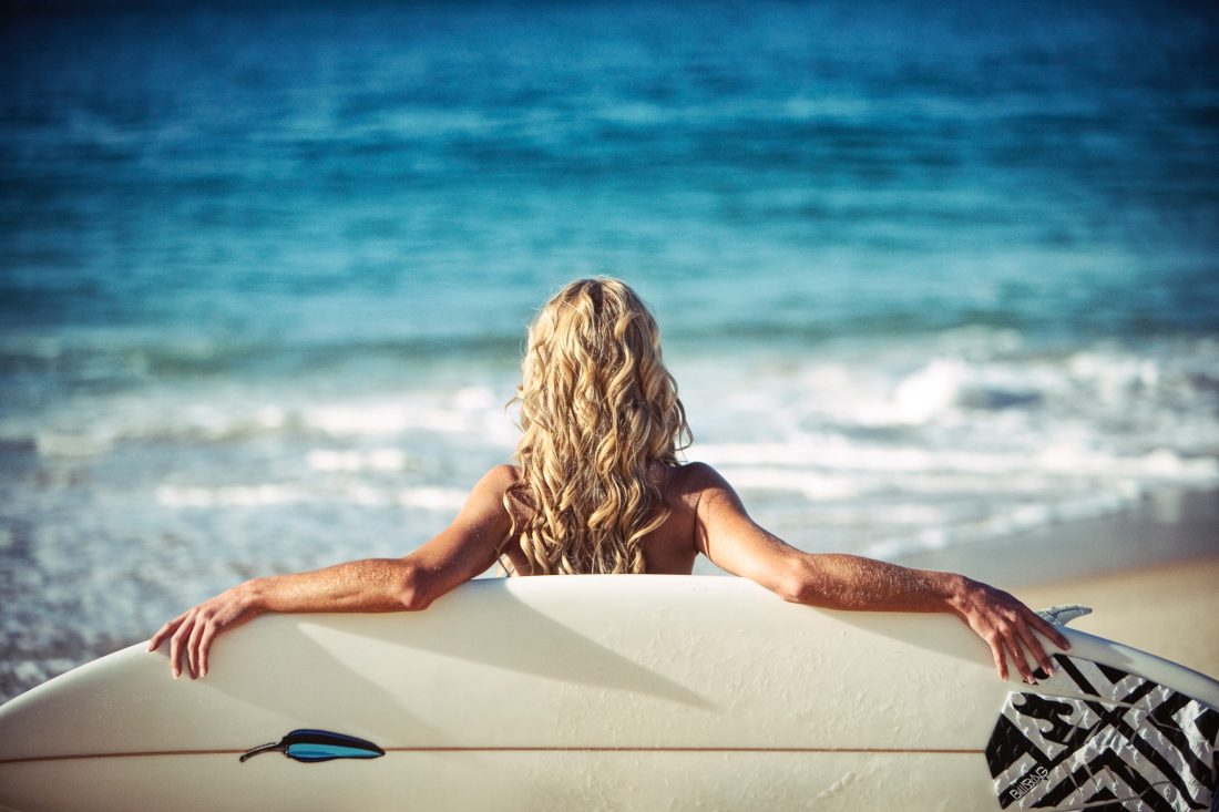 Free stock image of Surf Girl