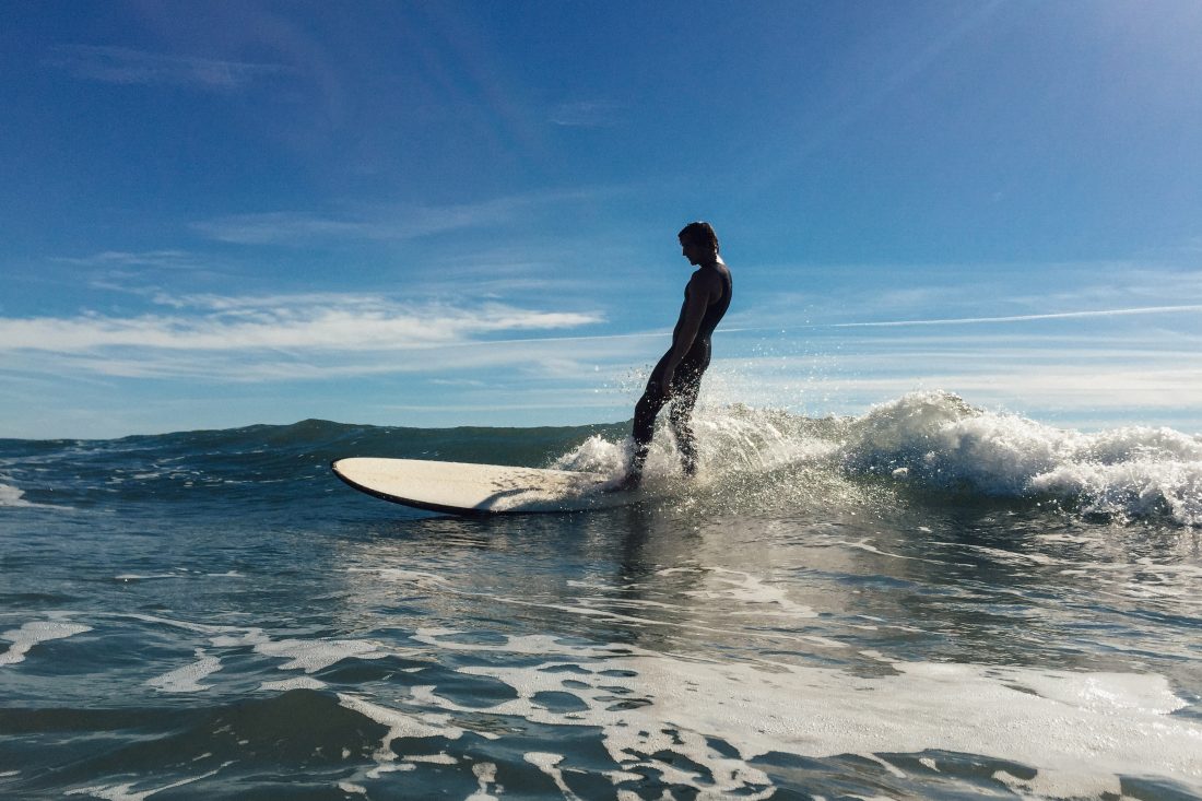 Free stock image of Surfer on Waves