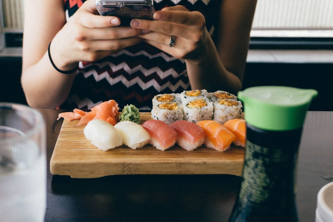 Free stock image of Sushi Dinner