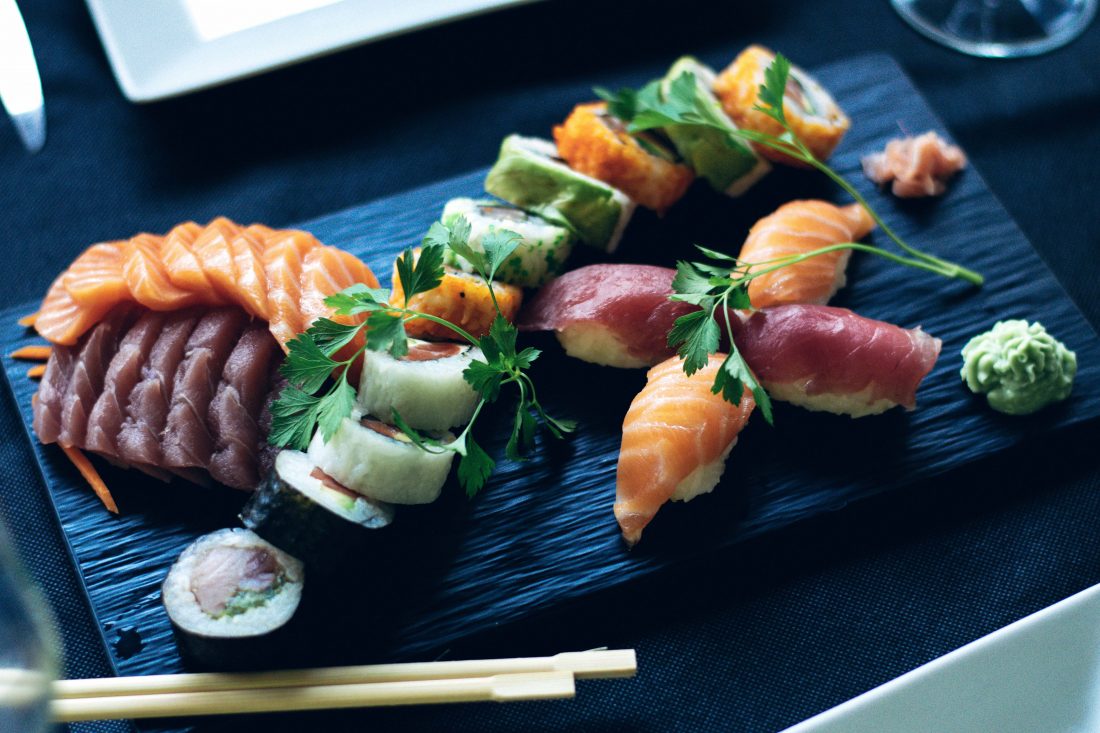 Free stock image of Sushi Platter