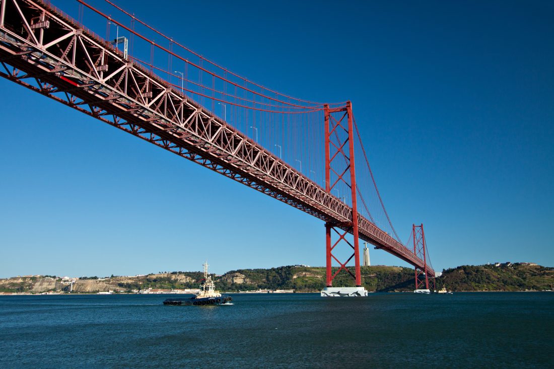 Free stock image of Suspension Bridge, Lisbon