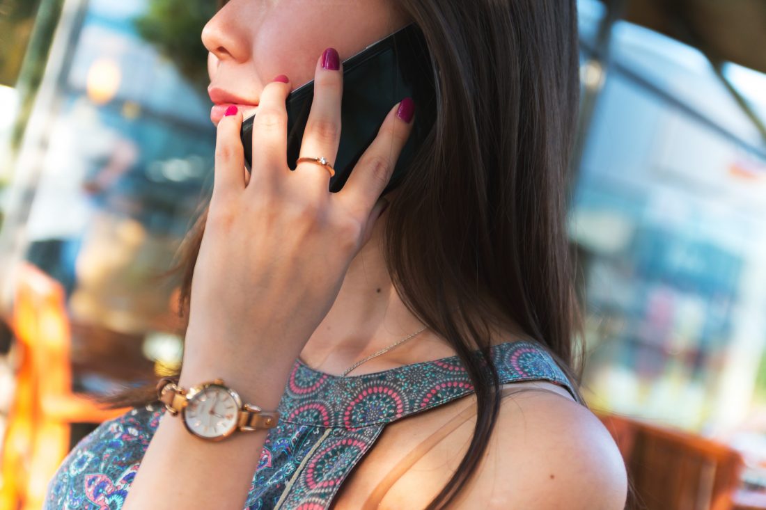Free stock image of Businesswoman on Phone