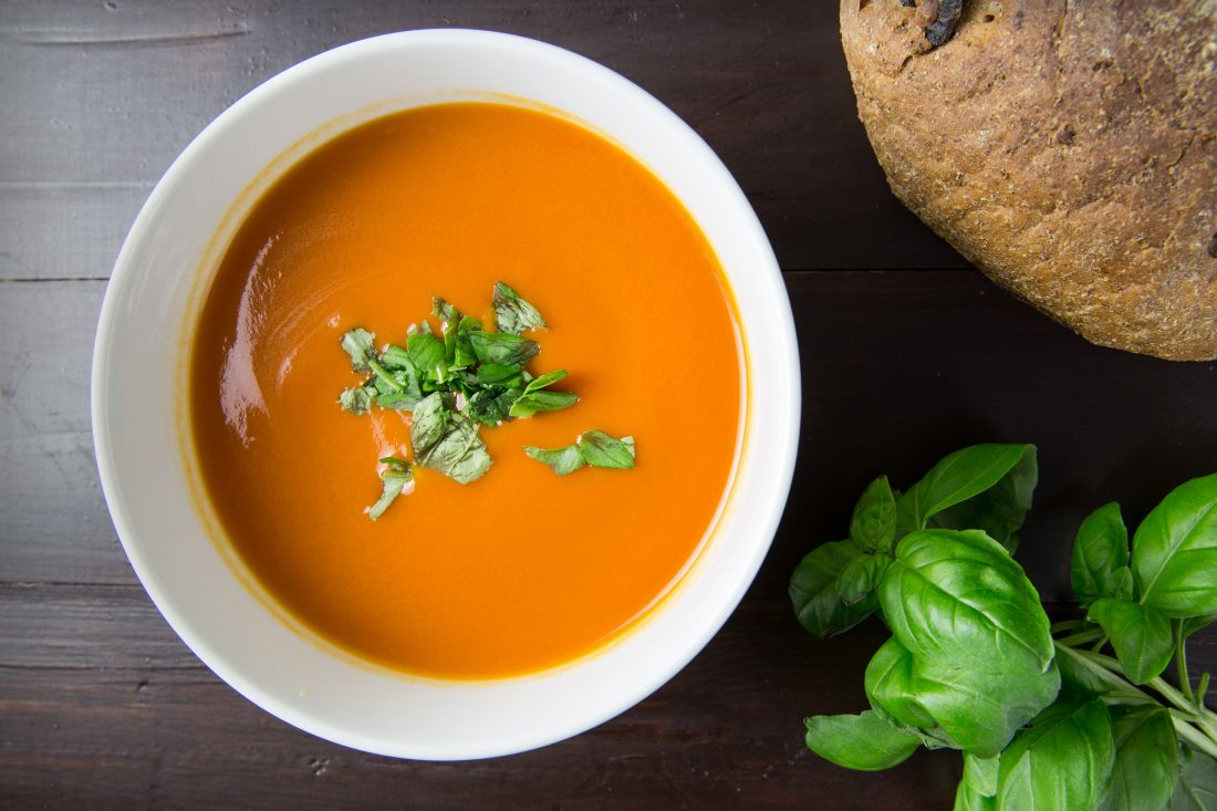 Free stock image of Tomato Soup and Herbs