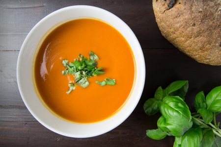 Tomato Soup and Herbs
